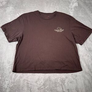 Vtg Ronald McDonald's House Crazy Shirt Hawaii T-Shirt Size Large Brown Adult